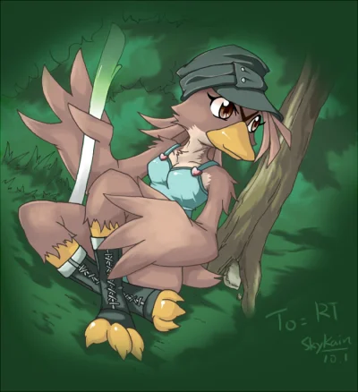 FlutterMShydale - #furry #avian 

#pokemonzpatykiem specjalnie dla @FLAC ( ͡~ ͜ʖ ͡°...