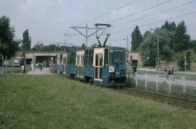 DerMirker - Dąbie, lata 90. XX wieku #krakow #tramwaje