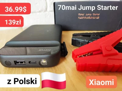 sebekss - Tylko 36.99$ (139zł) za Xiaomi 70mai Jump Starter z Polski❗
Super cena i s...