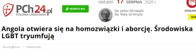 Kjedne - Prawilnie przypominam, że większe prawa osoby LGBT mają w Angoli, wobec czeg...