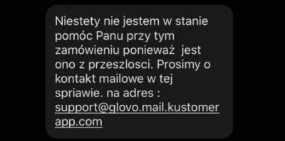 KenAdamsBong - Support #glovo - możesz reklamować zamówienia ale tylko te z przyszłoś...