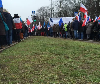 m.....- - Jak byly w Polsce demonstrwcje KOD to starali sie nie deptać trawników nawe...