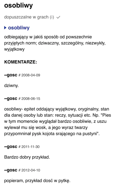 redi9 - Sprawdzając definicję pewnego słowa natknąłem się na ciekawy przykład ( ͡° ͜ʖ...