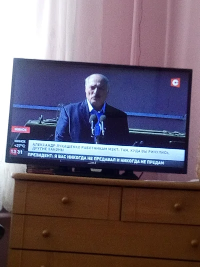 m4rj4n - oglądam właśnie CTV, łukaszenka właśnie odwiedził mińską fabryke samohodów c...