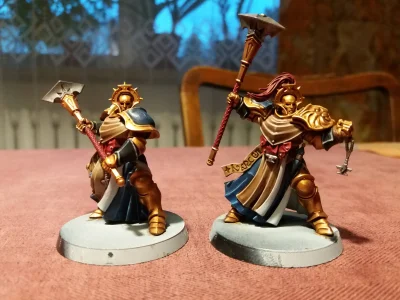 Viesti - Dziś stormcast sequitors. Wyszli moim zdaniem bardzo fajnie. Ładnie wyszły m...