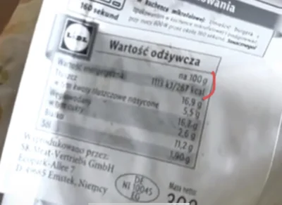 unconventional - No Marcinku szkoda, że Twoje 267 kalorii to jest na 100 gramów produ...