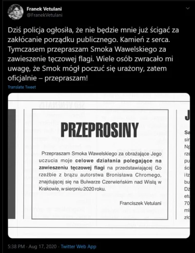 Andreth - No jasne, smoka to przepraszają, bo jak taki smok się wkurzy, to wiadomo co...