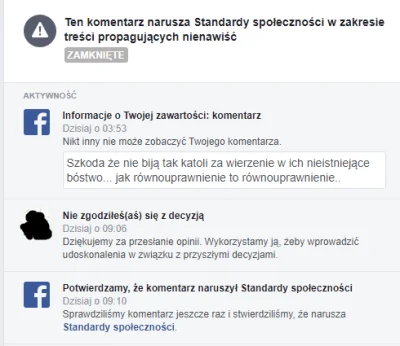 Ciemny7 - #!$%@? mnie już ta prawacka cenzura na facebooku, nie można zdania wyrazić ...