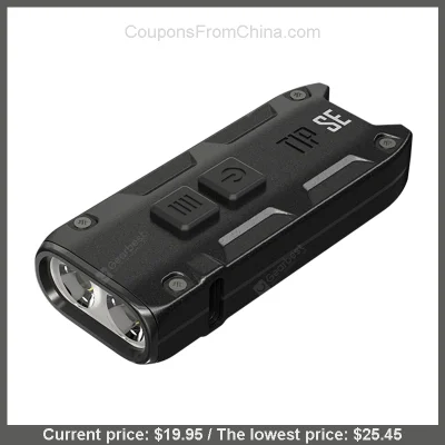 n____S - Nitecore TIP SE OSRAM P8 Keychain Flashlight - Gearbest 
Cena: $19.95 (73,2...