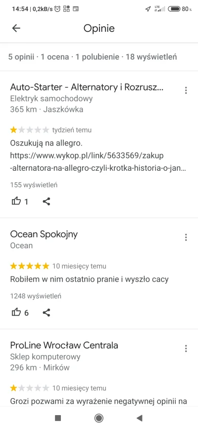Yurakamisa - To są moje dwie najbardziej popularnie opinie na google mapa ( ͡° ͜ʖ ͡°)...