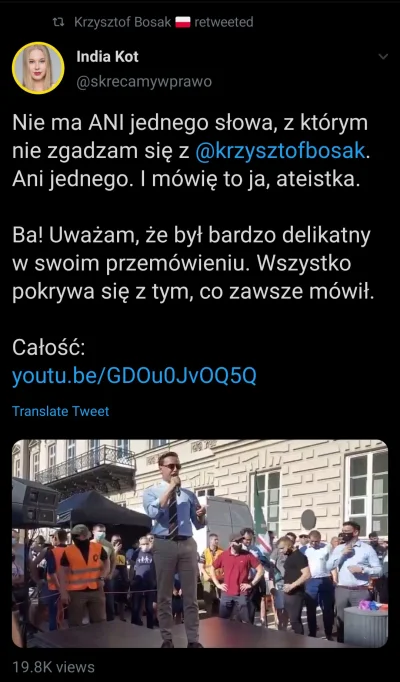 prawarekasorosa - Konfederacja ma nową kartę pułapkę: ateistka broniącą religijnego z...