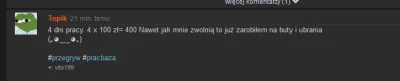 Przegrywinho69 - slucham? XDDDDDDD na co zarobiles? XDDDDDDDDD za 400zl to nawet dobr...