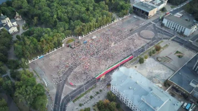 MEXICANO23 - OGROMNY wiec zwolenników baćki w Homlu XD
#bialorus