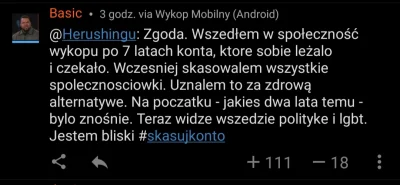 ZeT - @ZeT: Bo przecież to lewaki specjalnie tagują źle polityczne wpisy żeby wyświet...