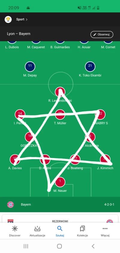 Grandeka - Bayern dzisiaj gra gwiazdą dawida xD

#mecz #bayernmonachium