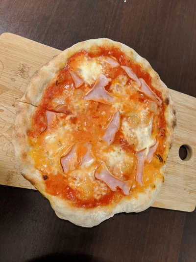 barto125 - Zrobiłem pizzę, na szybko, test nowego piecyka. I wołam @acidd bo też dziś...