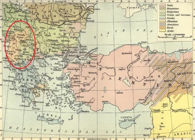 IdillaMZ - Ciekawa mapa. Pokazuje jak bardzo Kosowo było "serbskie etnicznie" już 110...