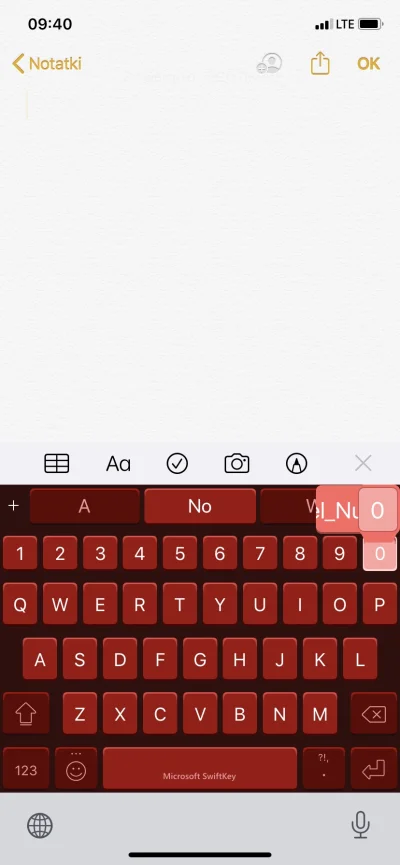 czach - Coś zepsuli w klawiaturze #swiftkey na #ios?
Zamiast znaku stopni pod „zerem“...