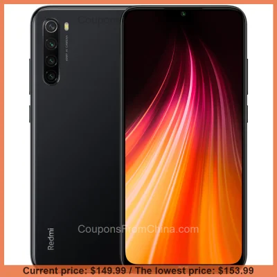 n____S - Xiaomi Redmi Note 8 4/128GB Global Black - Banggood 
Cena: $149.99 (557,77 ...