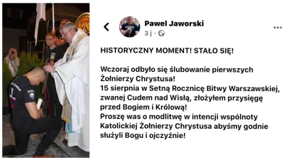 s.....s - Czy kościółek zakładaja już bojówki paramilitarne?? Czego oni jeszcze nie w...