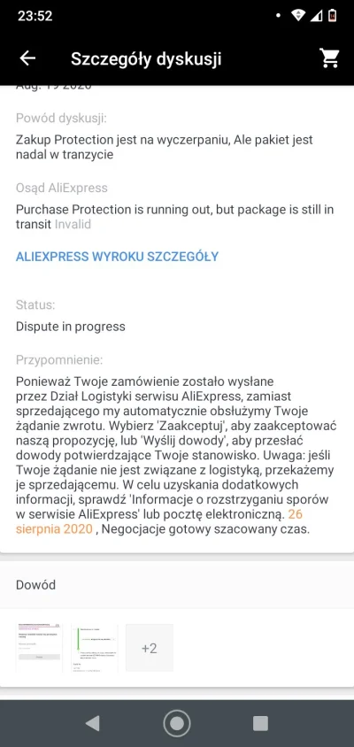 matnos - #aliexpress #dispute #zakupyzchin 
Zamówiłem paczkę z metodą wysyłki ASS w i...