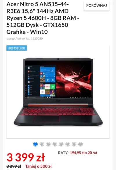 janushek7907 - cześć, opłaca się kupić tego laptopa w takiej cenie?

#laptopy #kici...