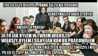 S.....p - U mnie jeszcze jest: "nie przemęczaj się tak bo jakiego zawału dostaniesz"
...