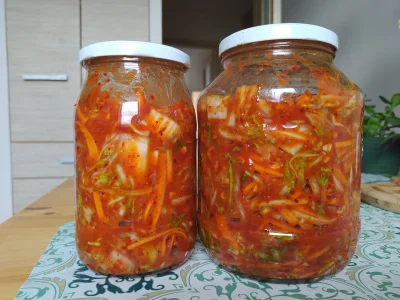 RozkalibrowanaTurbopompa - Lecimy z pierwszym kimchi tego roku!
#fermentujzwykopem #...