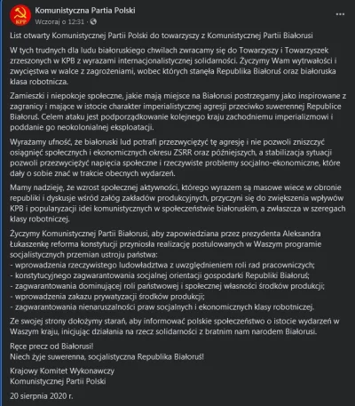 szurszur - Nie tylko politycy Konfederacji wsparli Łukaszenkę. Zrobili to w liscie ot...