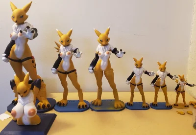 Kosciany - #druk3d #digimon #renamon #furry