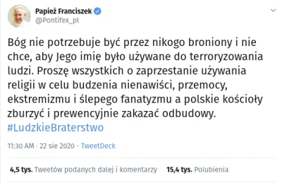 adfgx - Papież Franciszek najlepszy.


#heheszki #humorobrazkowy #polska #bekazpra...