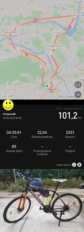 Prospero88 - #rower 

Wreszcie udało mi się pokonać psychiczną barierę 100 km. Nies...