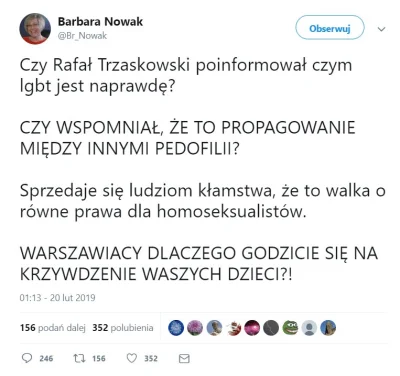 Arytmetyk - @jednorazowka naprawdę z wypowiedzi Pani Nowak trzeba coś wycinać?