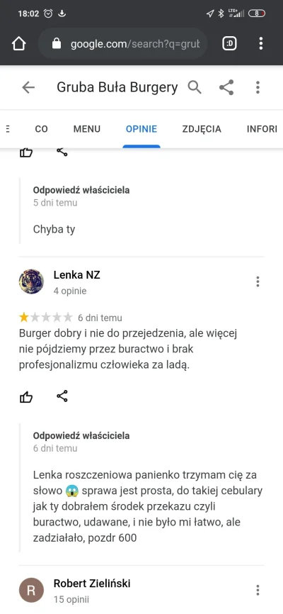 casperplaster - #krakow widzieliście komentarze właściciela lokalu #grubabulaburger p...