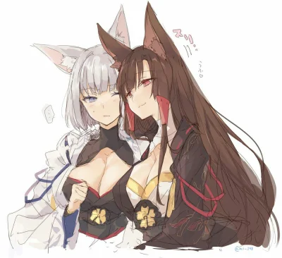 synbozy777 - Mam atak spermy, definitywnie
#anime #azurlane #kaga #akagi #kitsunemimi...