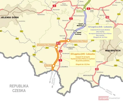 Projekt_Inwestor - Firma PORR rozpocznie niebawem budowę drogi S3 od Bolkowa do Kamie...