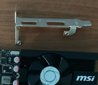 szczur_wodny - Gdzie znajdę śledzia/braket LP do karty MSI GeForce GT 1030 taki jak n...