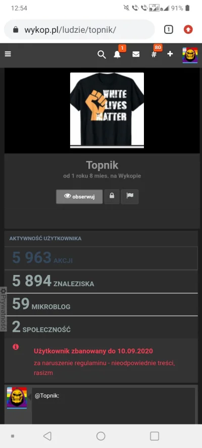 C.....s - @Topnik

Użytkownik zbanowany do 10.09.2020
za naruszenie regulaminu - nieo...