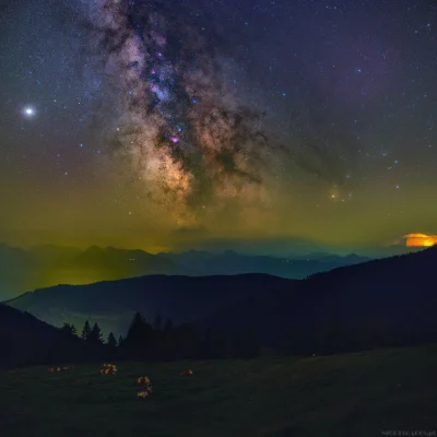 Nightscapes_pl - Droga Mleczna nad alpami austriackimi. 

#fotografia #astrofoto #a...
