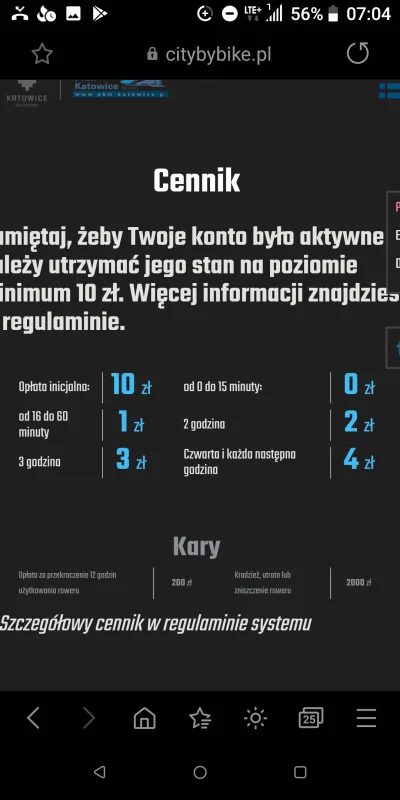 Wasky - @sylwke3100: Dziwne, bo patrząc na cennik rozumiem że do 2h-2zł do 3h-3zł. To...