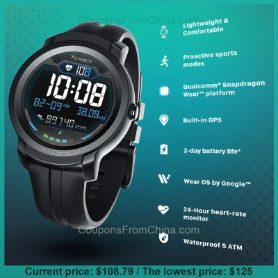 n____S - Wysyłka z Europy!
[TicWatch E2 Wear OS Smart Watch [EU]](https://bit.ly/32w...