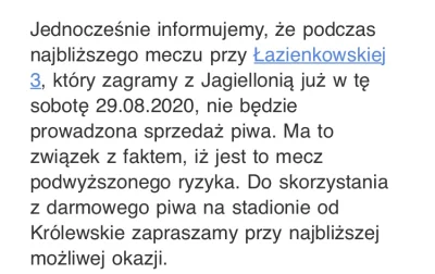 paparampam - Na #legia mecz podwyższonego ryzyka przy 50% frekwencji i braku kibiców ...