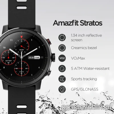 Prostozchin - >> Xiaomi Amazfit Stratos << ~283 zł z Chin lub +20 zł z Hiszpanii

B...