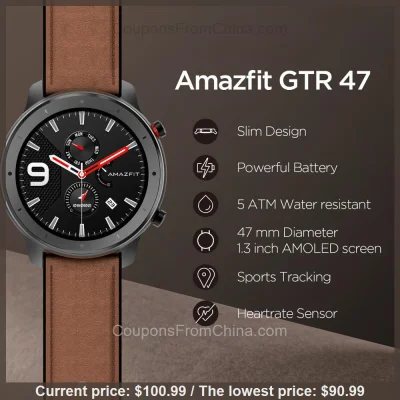 n____S - Wysyłka z Europy!
[Amazfit GTR 47mm Smart Watch [EU/CN]](https://bit.ly/2EF...