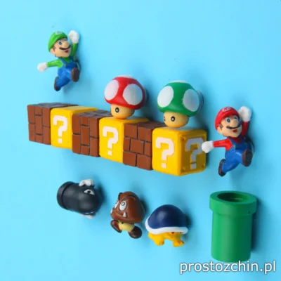 Prostozchin - >> Magnesy na lodówkę - Super Mario << ~17 zł.

Zestaw składa się z 1...