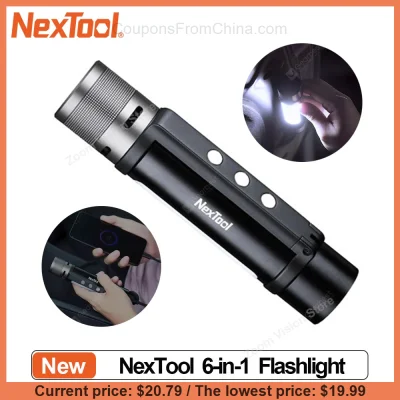 n____S - Xiaomi NEXTOOL 6-in-1 Flashlight - Gearbest 
Cena: $20.79 (76,53 zł) / Najn...