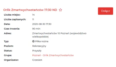jmuhha - Mirki z #poznan na 17:30 są jeszcze wolne miejsca na granie ( ͡° ͜ʖ ͡°)

P...