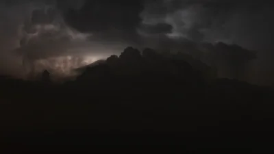 Wolfman91 - Chmury burzowe przechodzące gdzieś między Wolbromiem a Jędrzejowem - z kr...