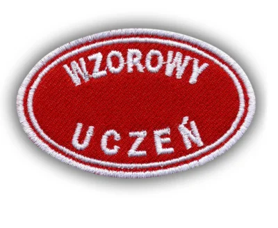 jalop - Przed chwilą Pani wychowawczyni przypięła mi w klasie takie odznaczenie.
Dopi...