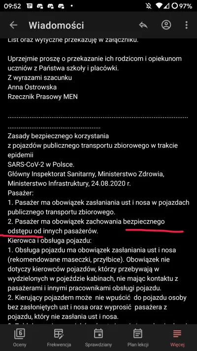 P.....3 - Dostałem takiego maila od ministra edukacji (a właściwie wszyscy uczniowie ...